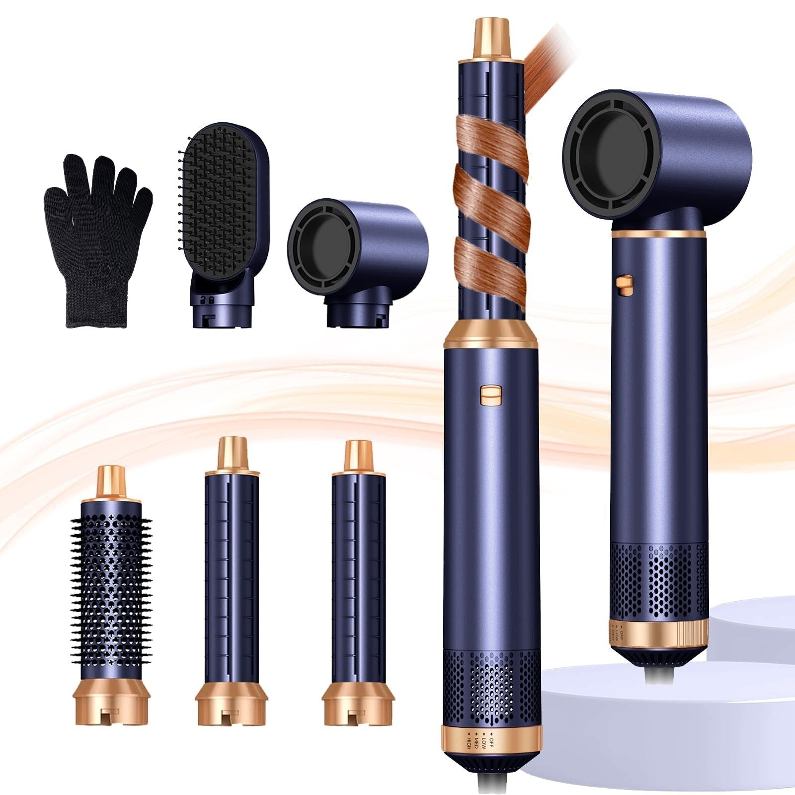 Multifunctional Hair Straightener with Ionizer and 5-in-1 Dryer Brand no brand