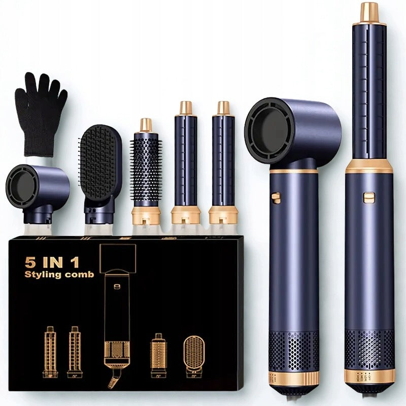 Multifunctional Hair Straightener with Ionizer and 5-in-1 Dryer