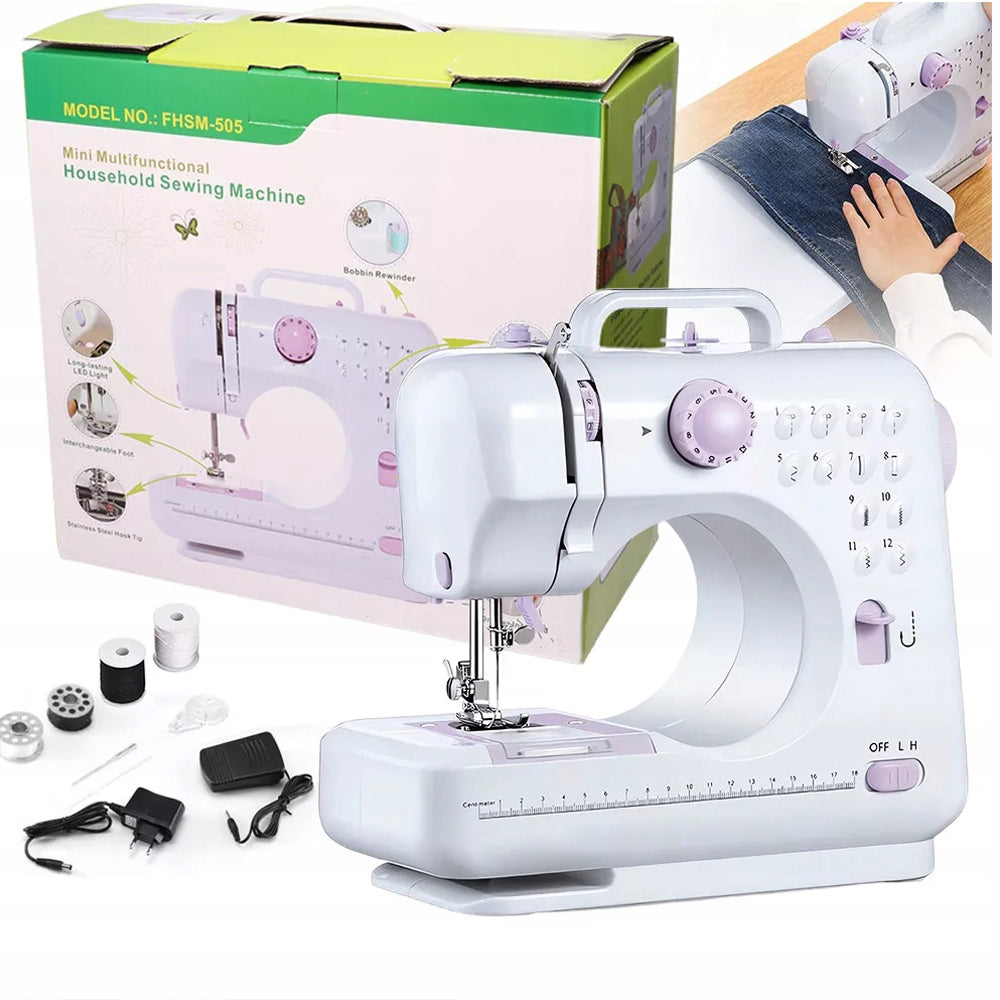 Multifunctional Mini Sewing Machine SM505A Your Home Tailor Helper