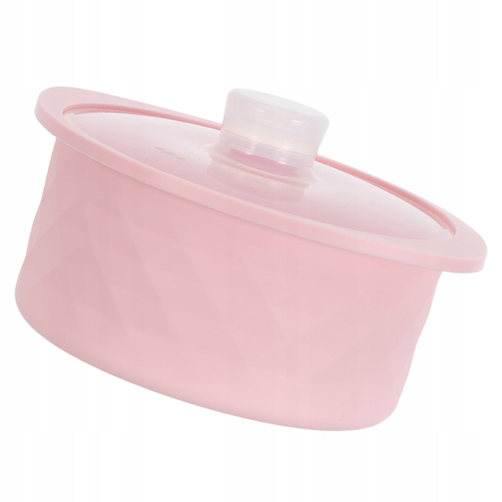 Multifunctional Pink Silicone Steamer Pot for Microwave Cooking Capacity 1 l