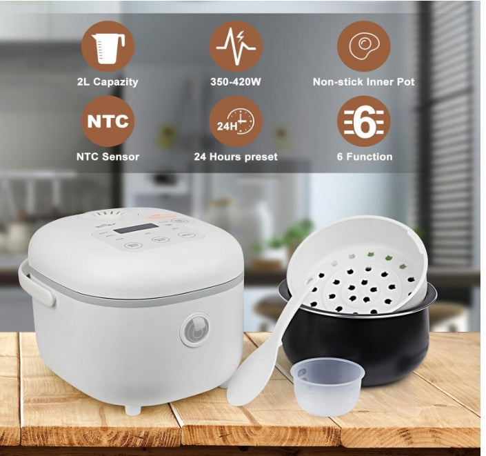 Multifunctional Rice Pressure Cooker Bear 6 – Ideal for Steaming C90 Brand Bear