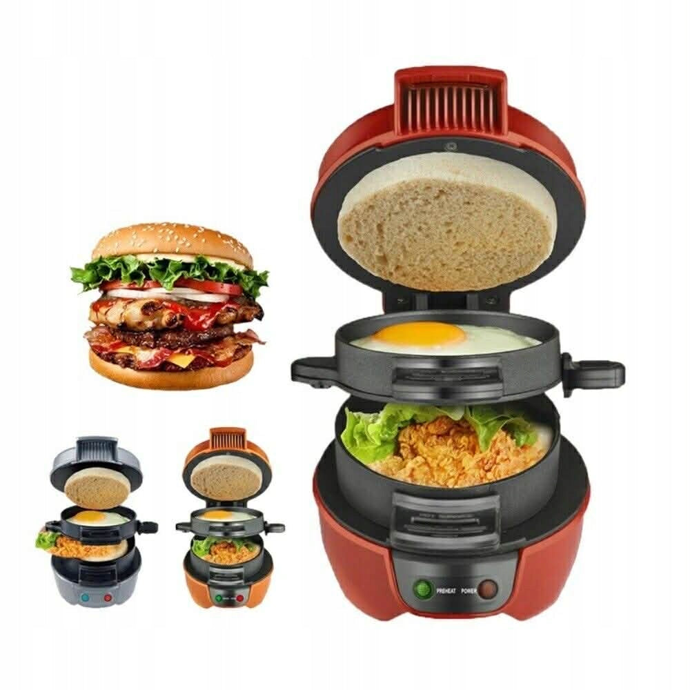 Multifunctional Sandwich Burger Machine Toaster Mini Grill MCDONALDS Packaging status original