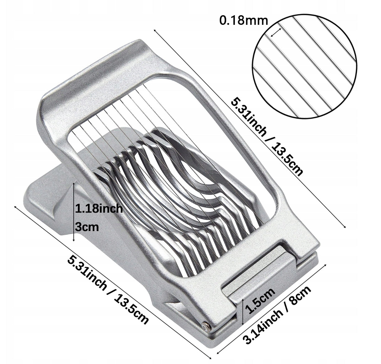 Multifunctional egg slicer that is dishwasher safe EAN (GTIN) 6976546296143
