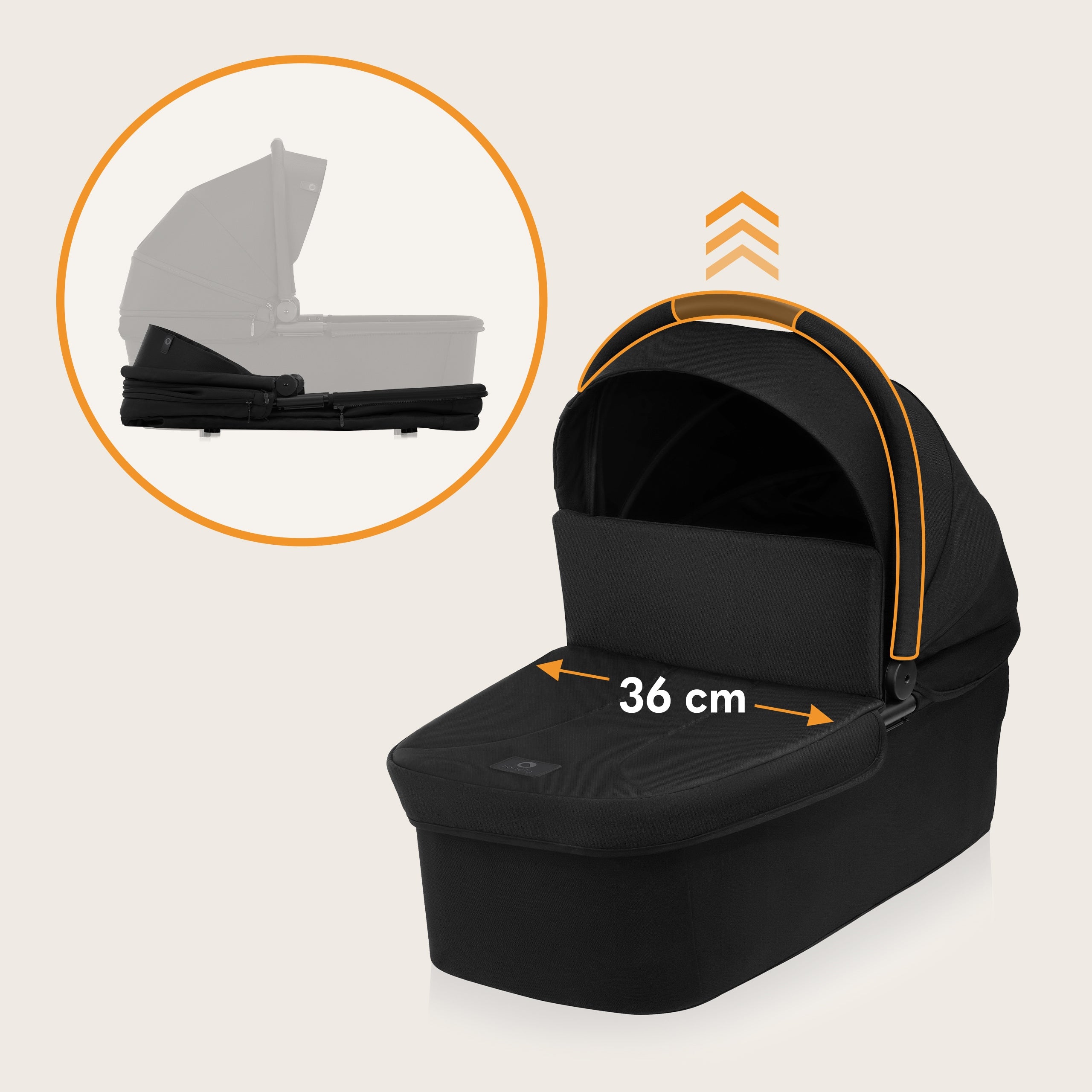 Multifunctional stroller 2in1 stroller + gondola XL mattress LIONELO MERIL 2IN1 Manufacturer code wózek całoroczny, wentylacja 3D, siedzisko XL