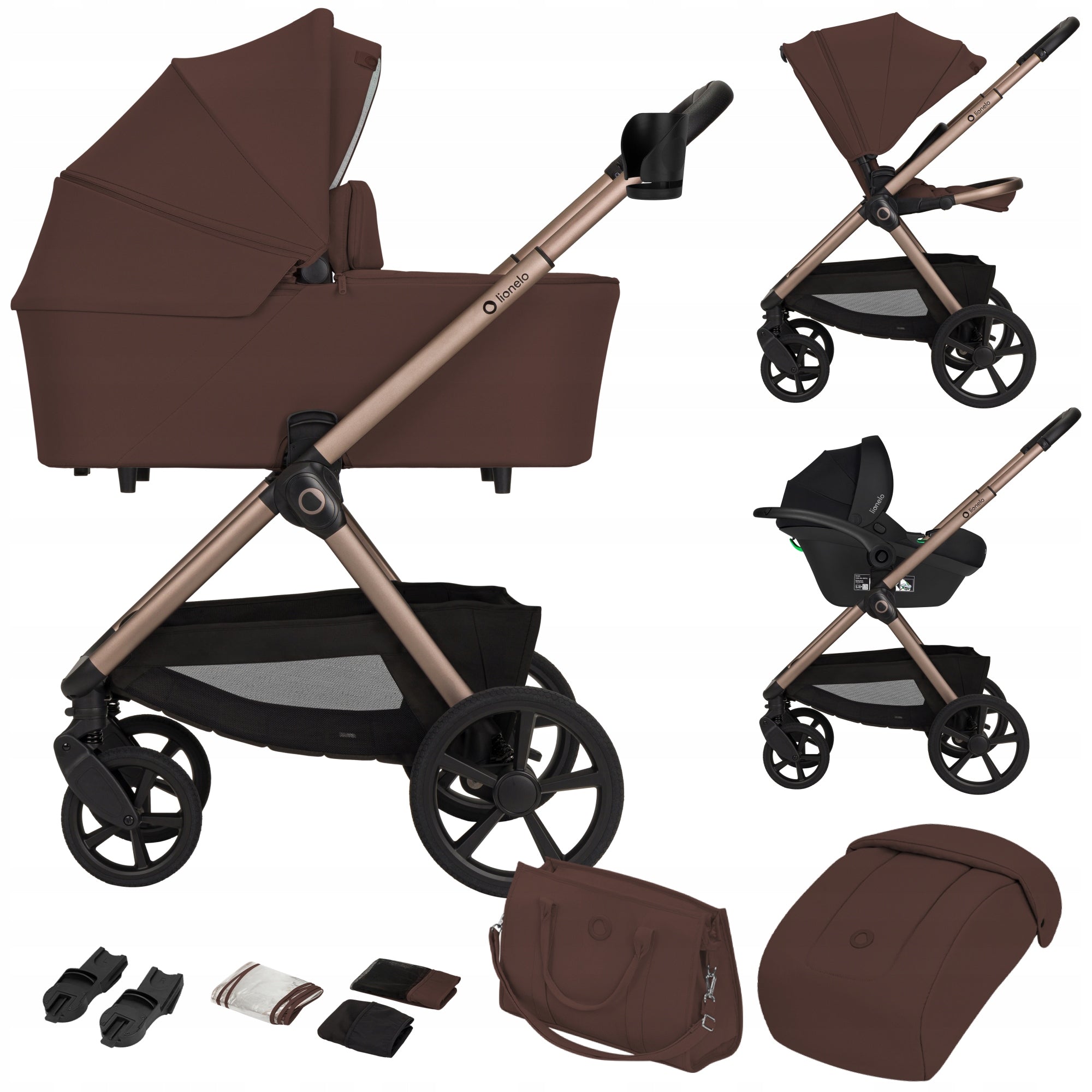 Multifunctional stroller 3in1 Stroller Gondola Seat accessories Lionelo Carmine