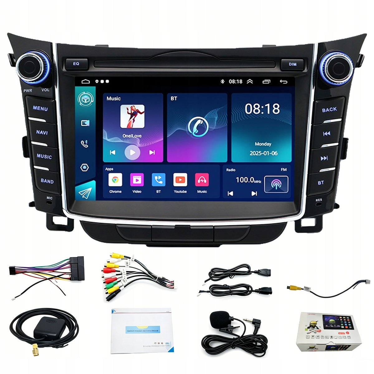 Multimedia Car Radios for HYUNDAI I30 2012-2016 Packaging status original