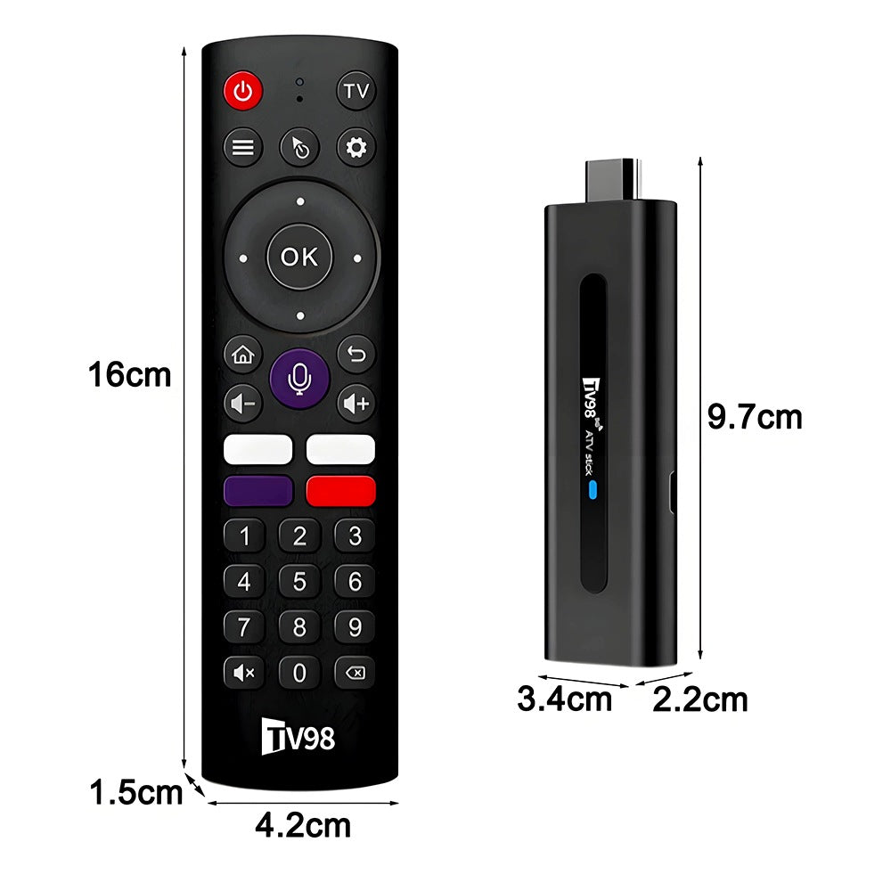Multimedia Player Android 14 Smart TV Stick Box WiFi Brand no brand