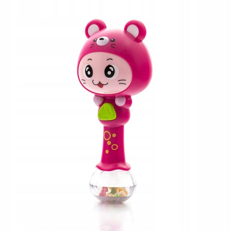 Multimedia rattle responsive to pink movement - Eurobaby Brand Hola