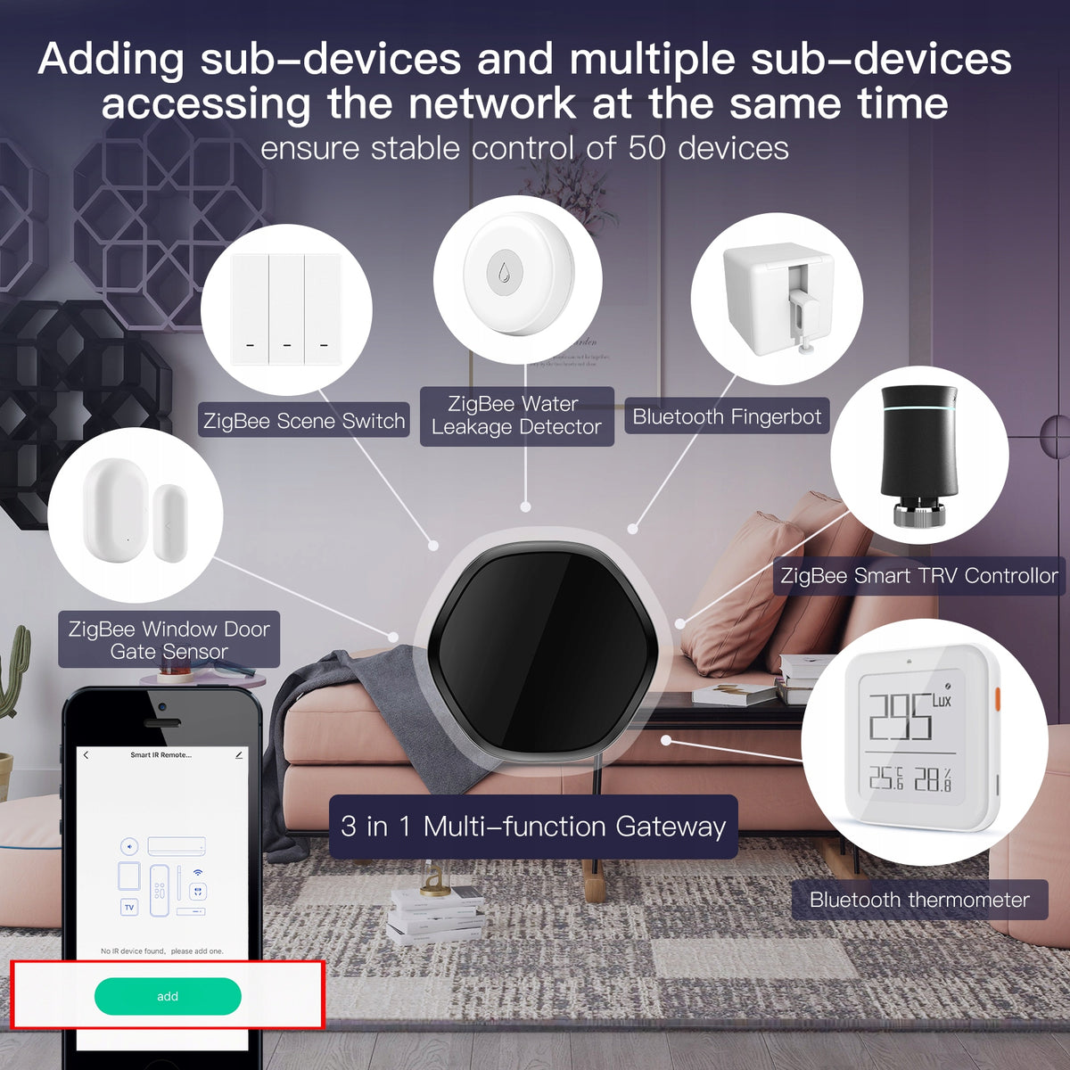 Multimode Goal Zigbee Infrared Remote Control Series Gateway