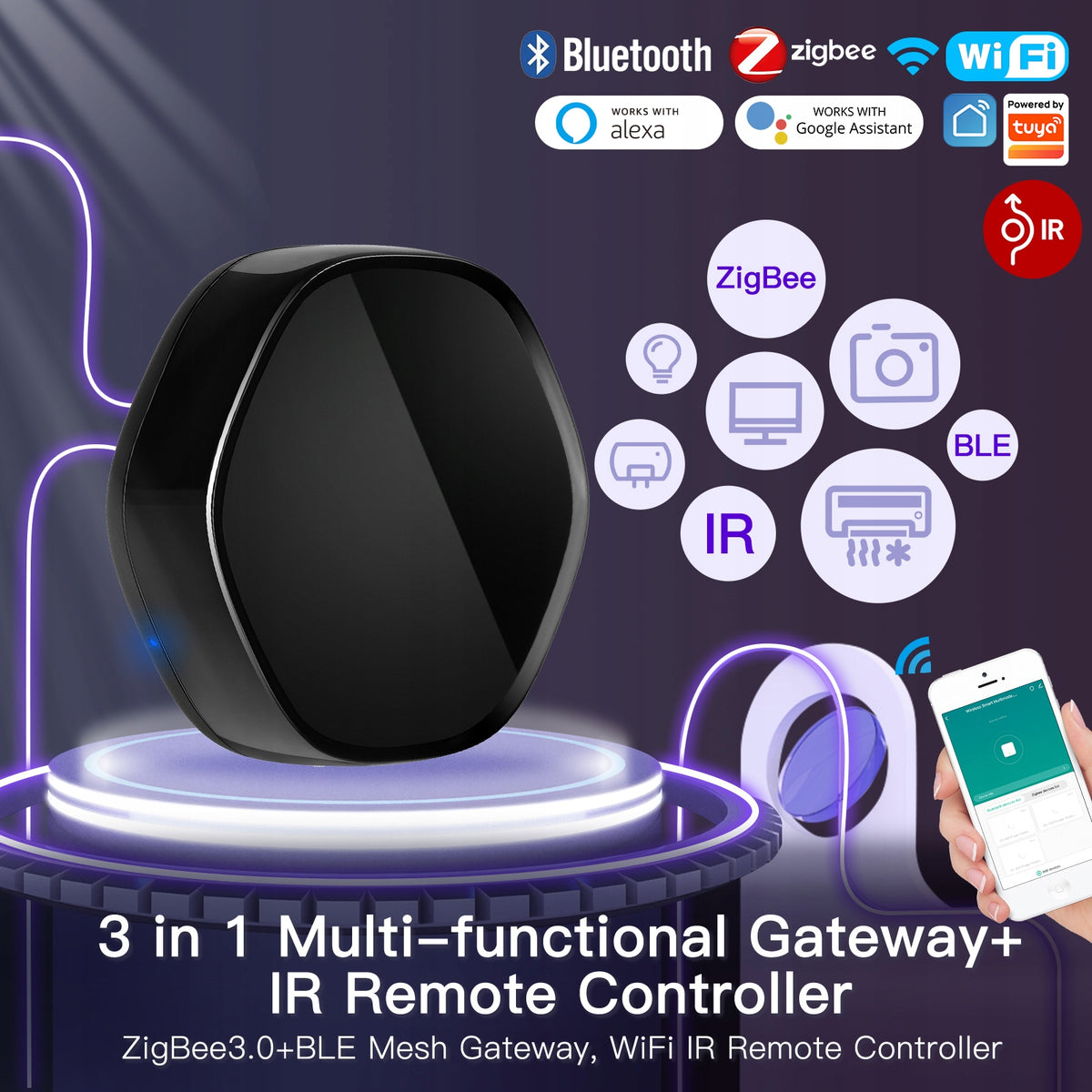 Multimode Goal Zigbee Infrared Remote Control