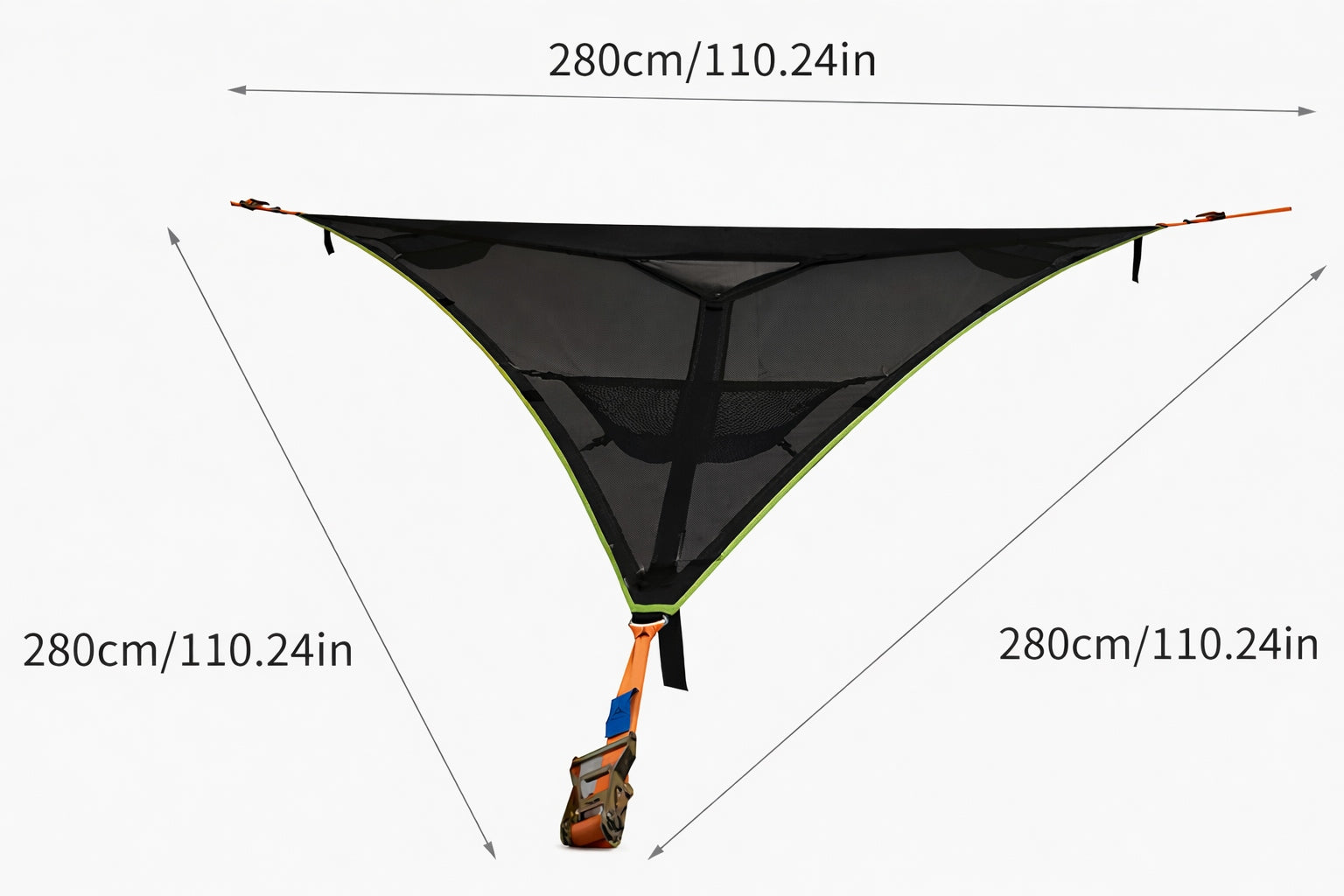 Multiplayer LARGE triangular hammock camping trekking garden