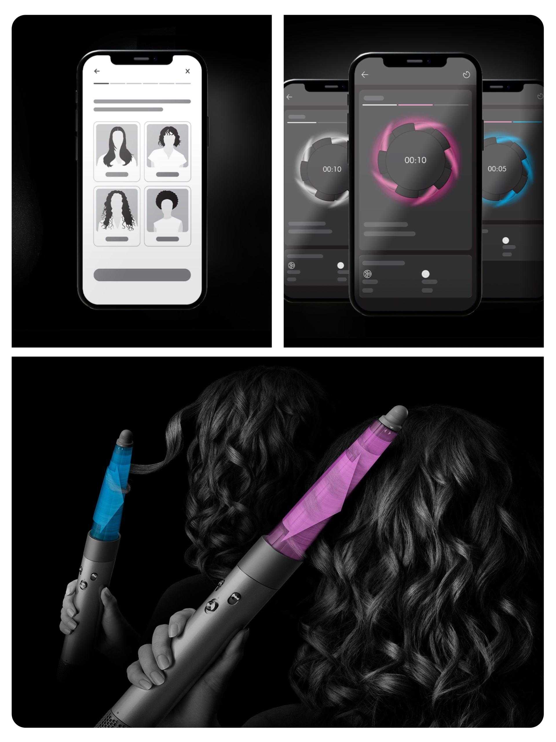 Multistyler Curler-Dryer Dyson Airwrap i.d. Curly+Coily Patina/Topaz Manufacturer code 533736-01