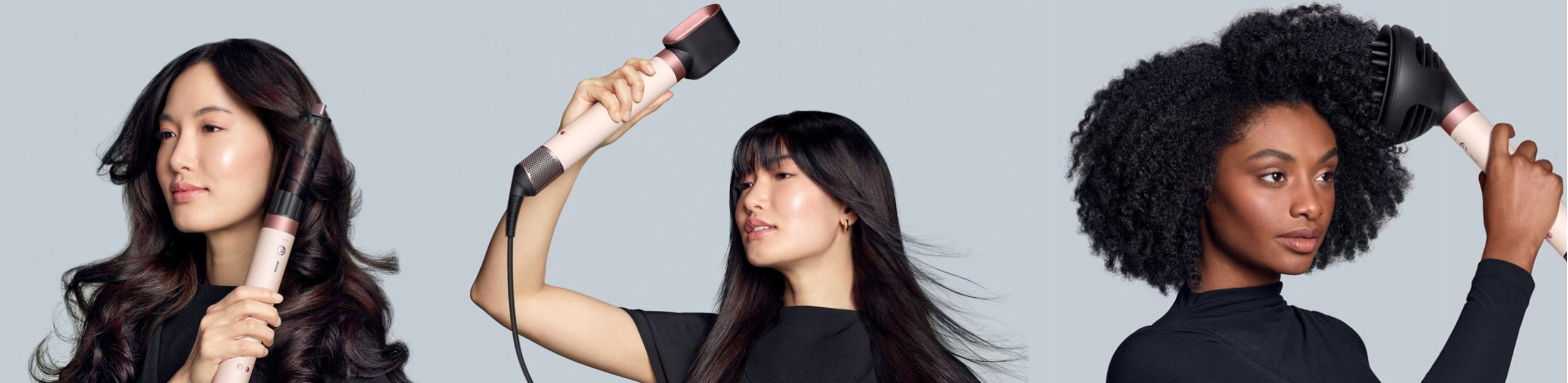 Multistyler curling iron Dyson Airwrap Co-anda2x Curly+Coily Peach/Topaz Brand Dyson
