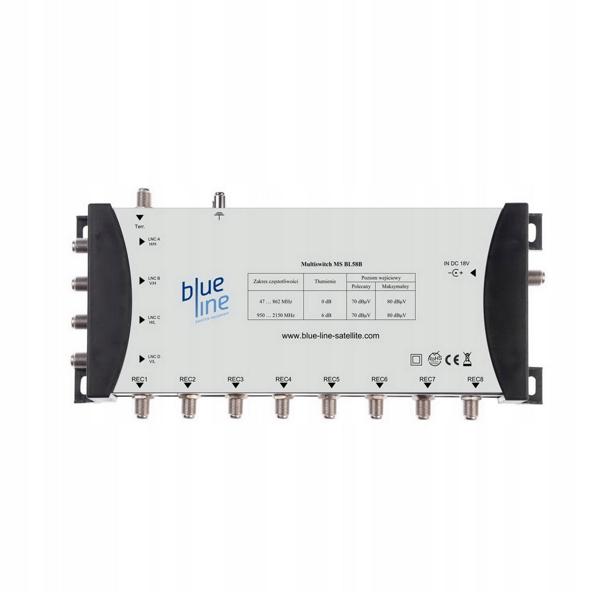 Multiswitch 5/8 MS BL58B Blue Line
