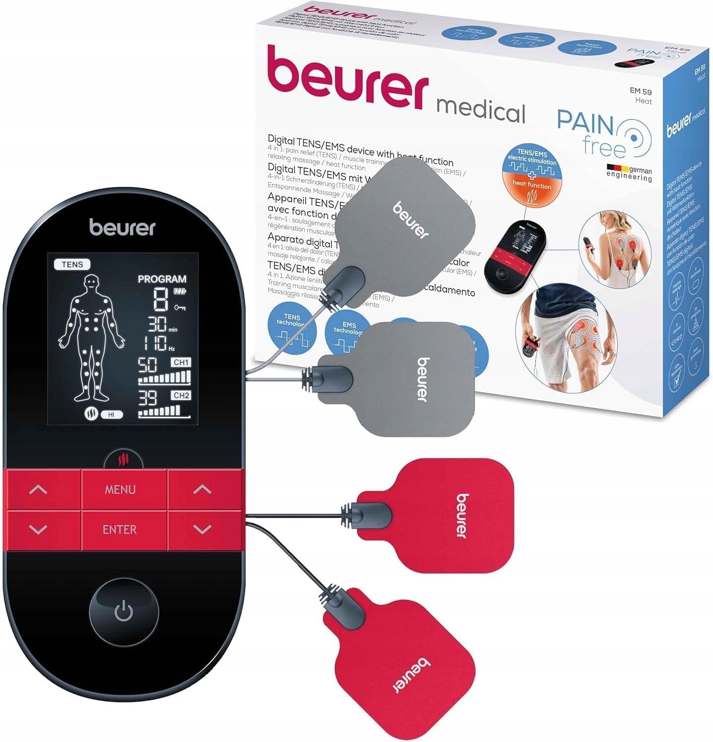 Muscle Electrostimulator Beurer EM59 Heat