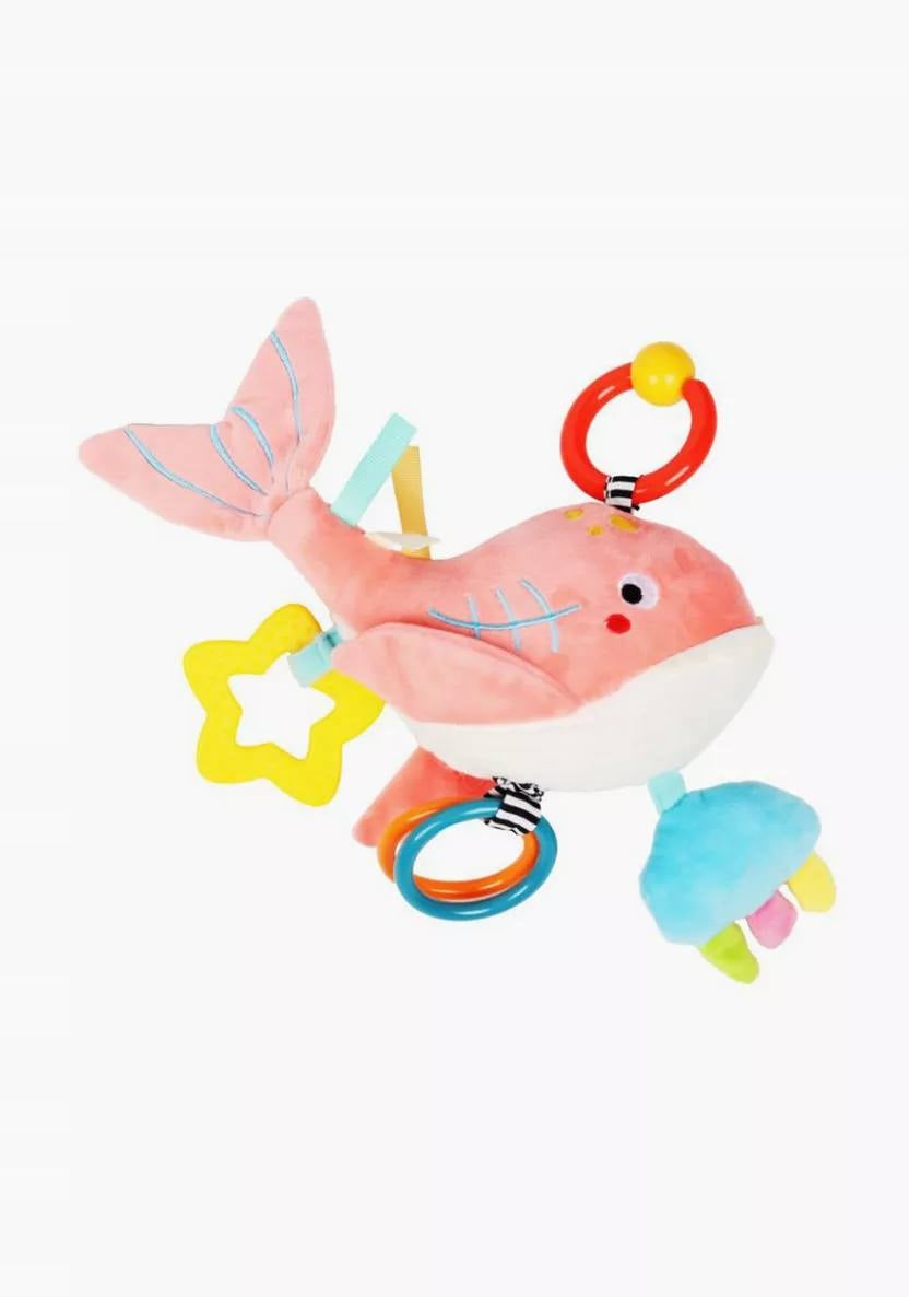 Music Box on String Whale Sensory Toy for Stroller 0+ Brand Plushyk