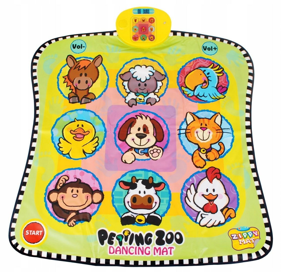 Music Challenge Skill Mat Dance Mat with Animals SLW9885 Brand Zippy Mat