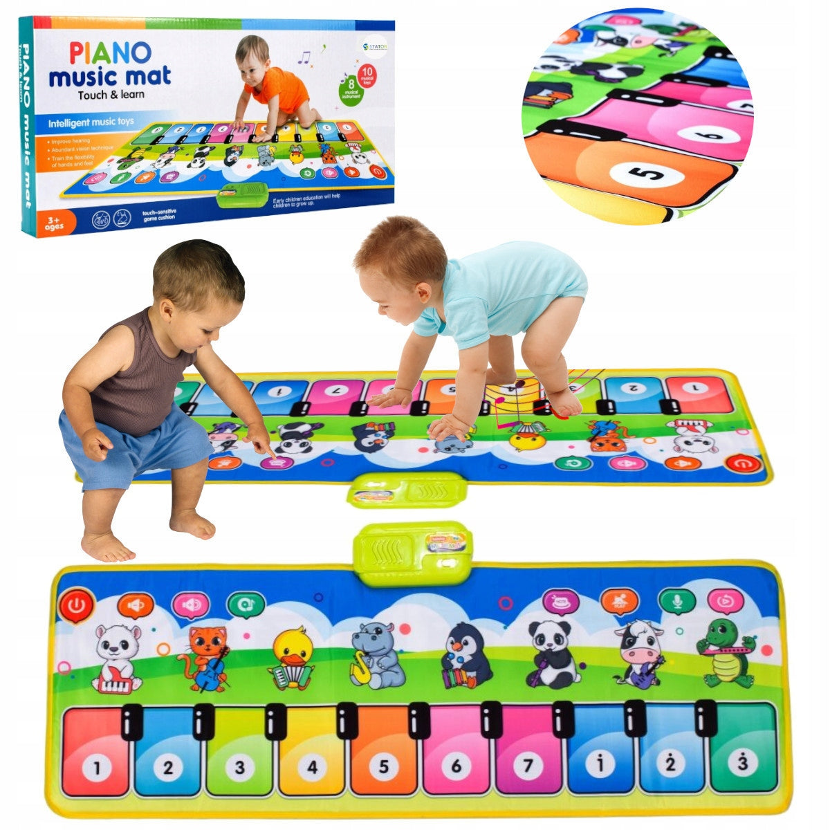 Musical Dance Mat, Interactive Game for Kids, Piano Kid's age 3＋ years