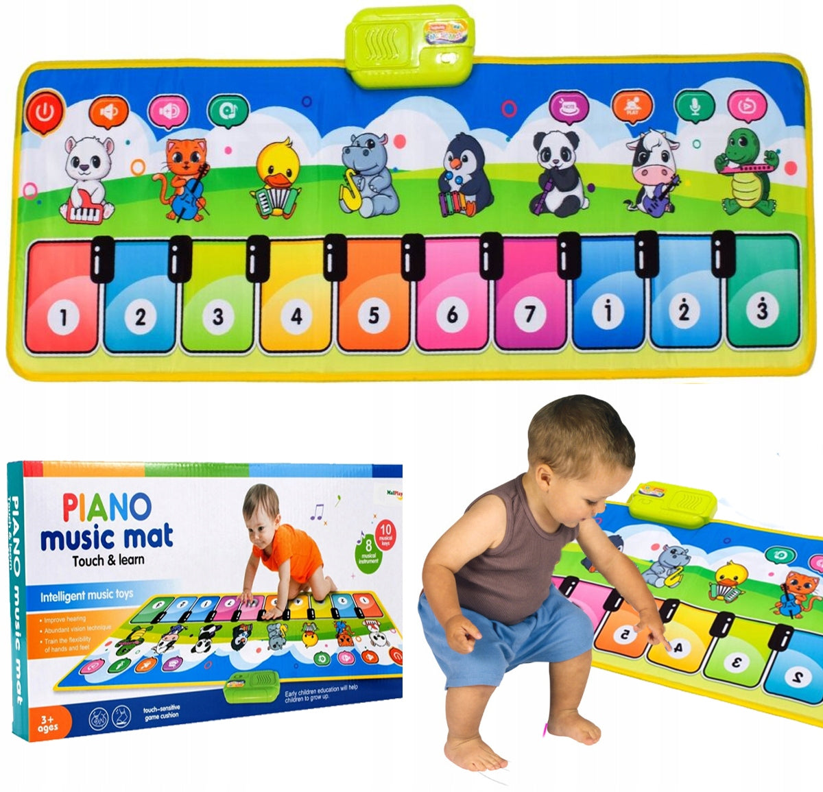 Musical Dance Mat, Interactive Game for Kids, Piano