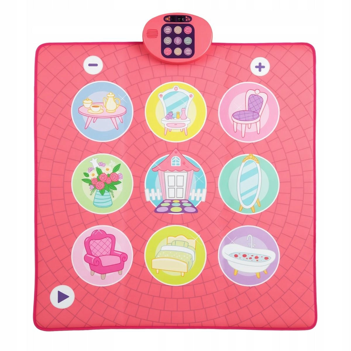 Musical dance mat for children, 92 x 90 cm