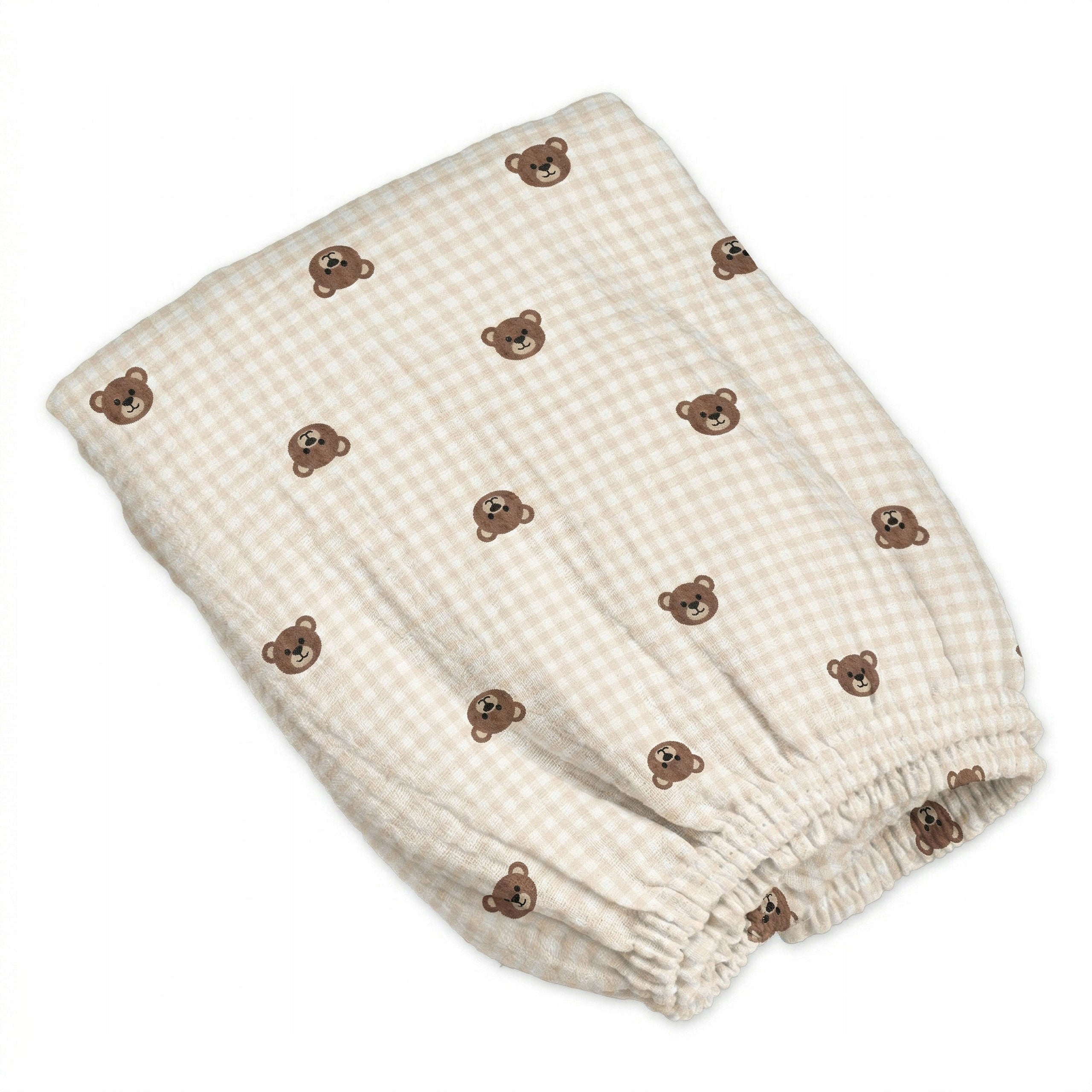 Muslin sheet for Chicco FOREVER NEXT2ME 58x110 with elastic band Bear Grille Manufacturer code CHICCO NEXT2ME FOREVER 58x110 muślin