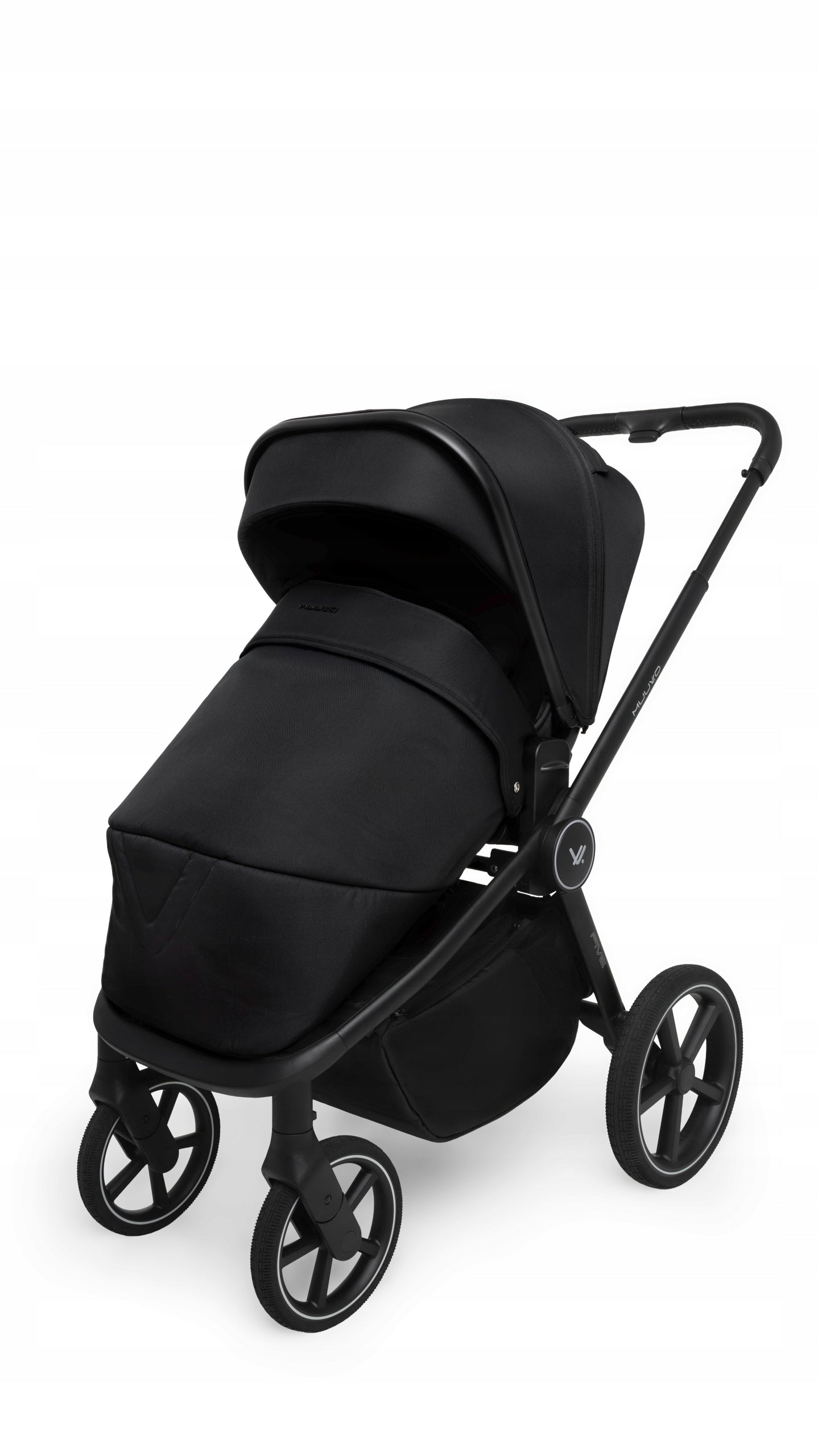 Muuvo FIVE 2-in-1 Stroller Classic Black + Adapters Manufacturer code 5904261050789