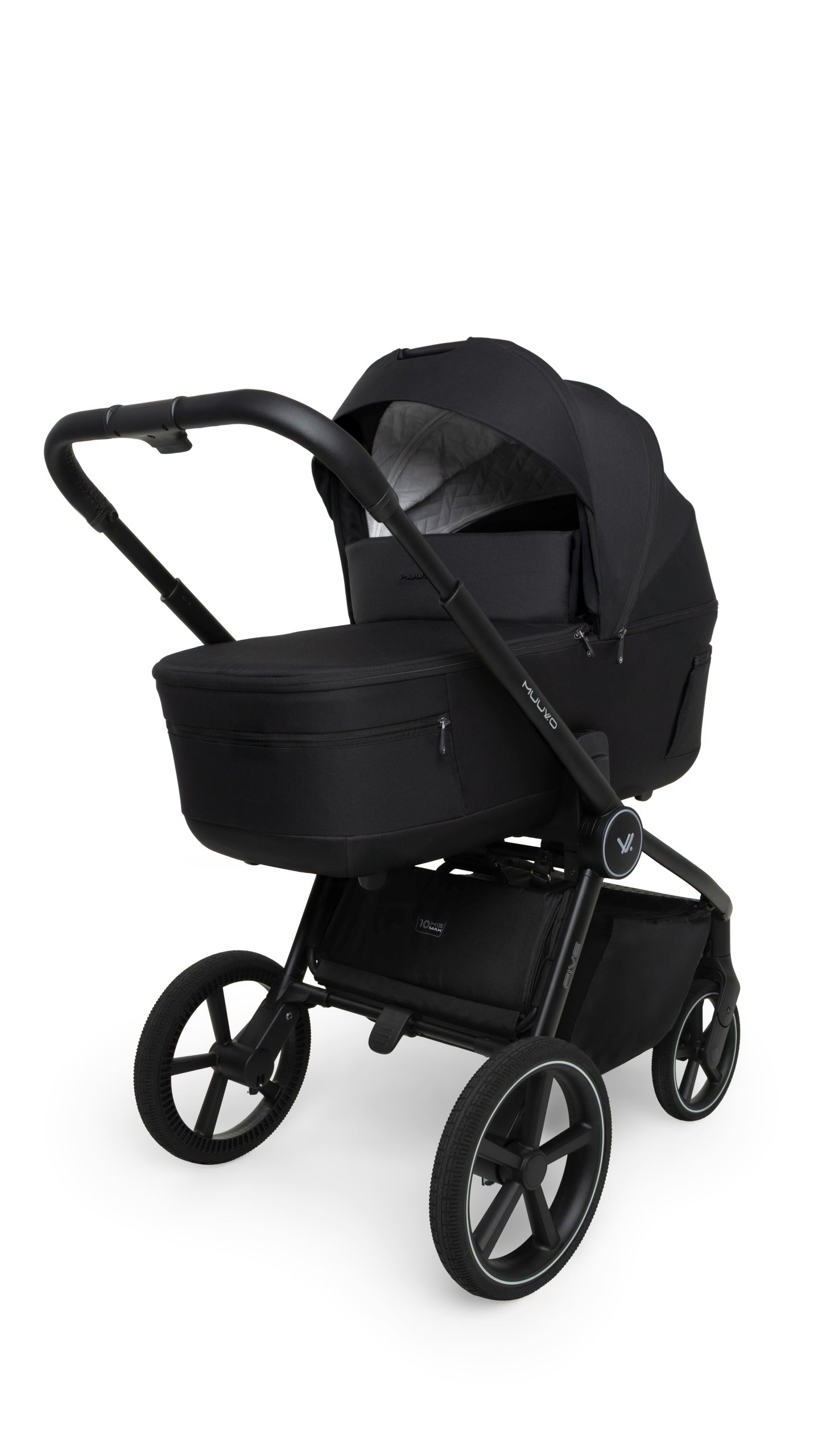 Muuvo FIVE 2-in-1 Stroller Classic Black + Adapters