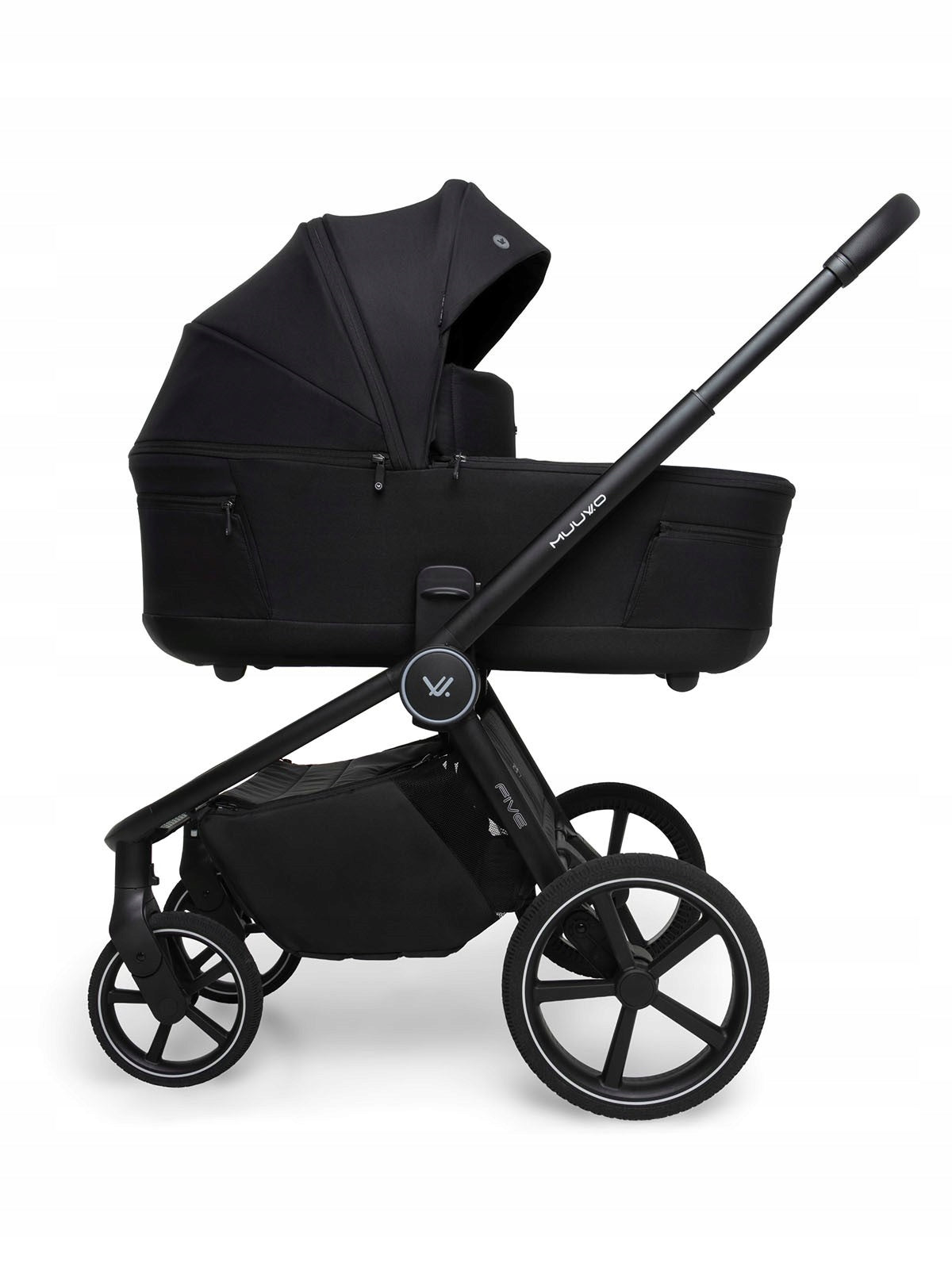 Muuvo Five – 2-in-1 multifunction trolley – Classic Black + Adapter FREEBIE Color black