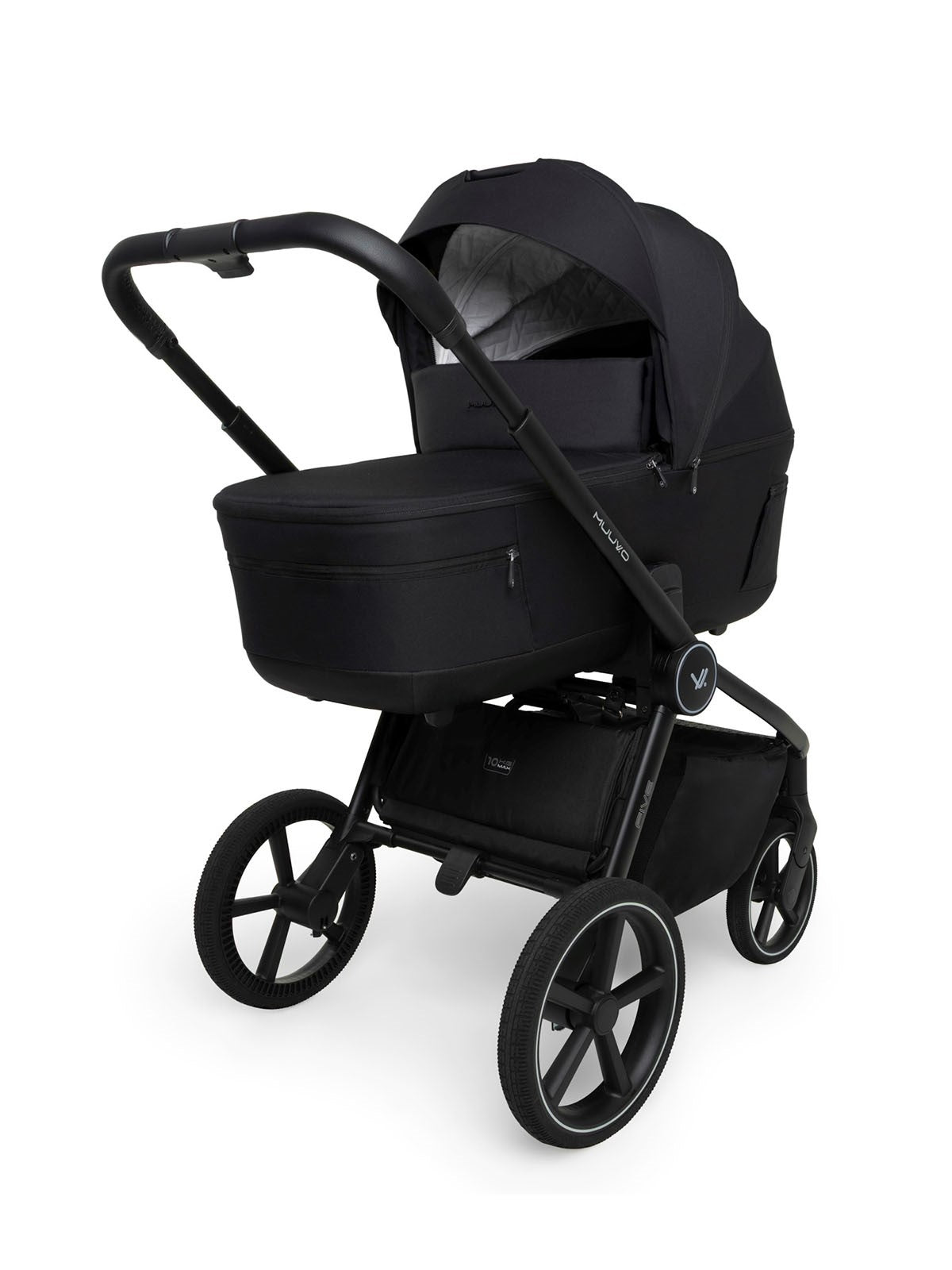 Muuvo Five – 2-in-1 multifunction trolley – Classic Black + Adapter FREEBIE Product weight with unit packaging 22.54 kg