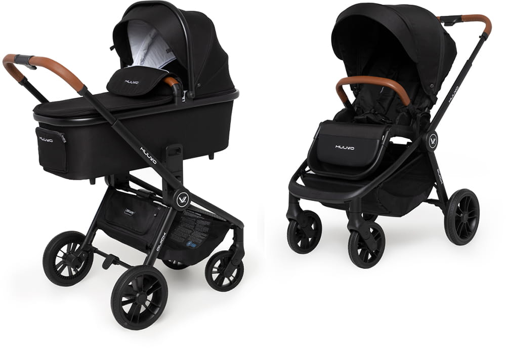 Muuvo Quick - multifunctional stroller, set of 2in1 | Onyx Black Manufacturer code quick