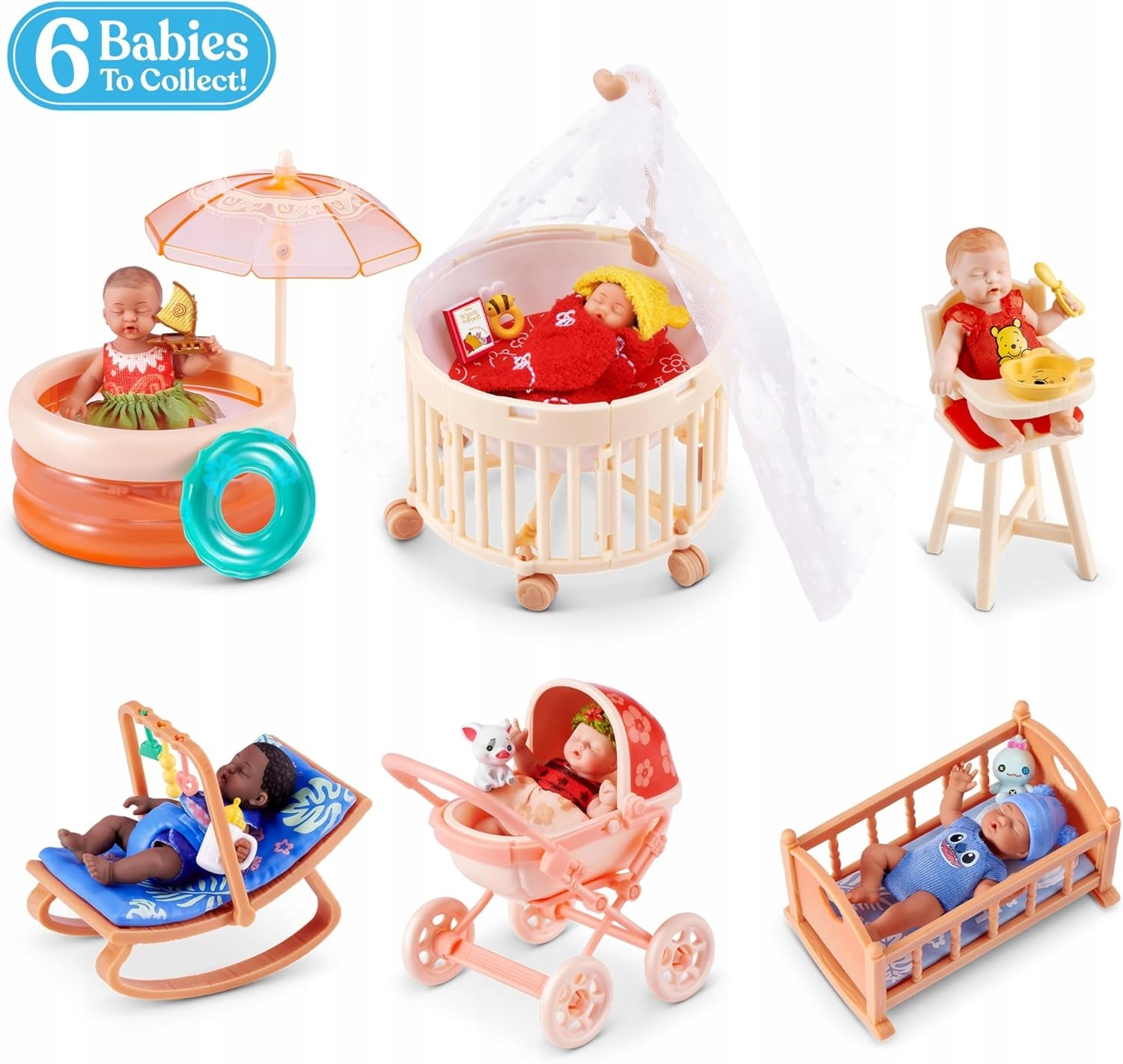 My Mini Baby Disney Series 1 Capsule, 2 Pack PVC Tube Brand ZURU