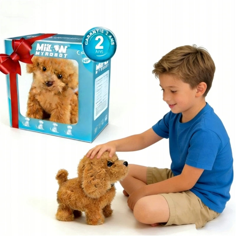 My realistic robot puppy-short plush electric puppy Brand no brand