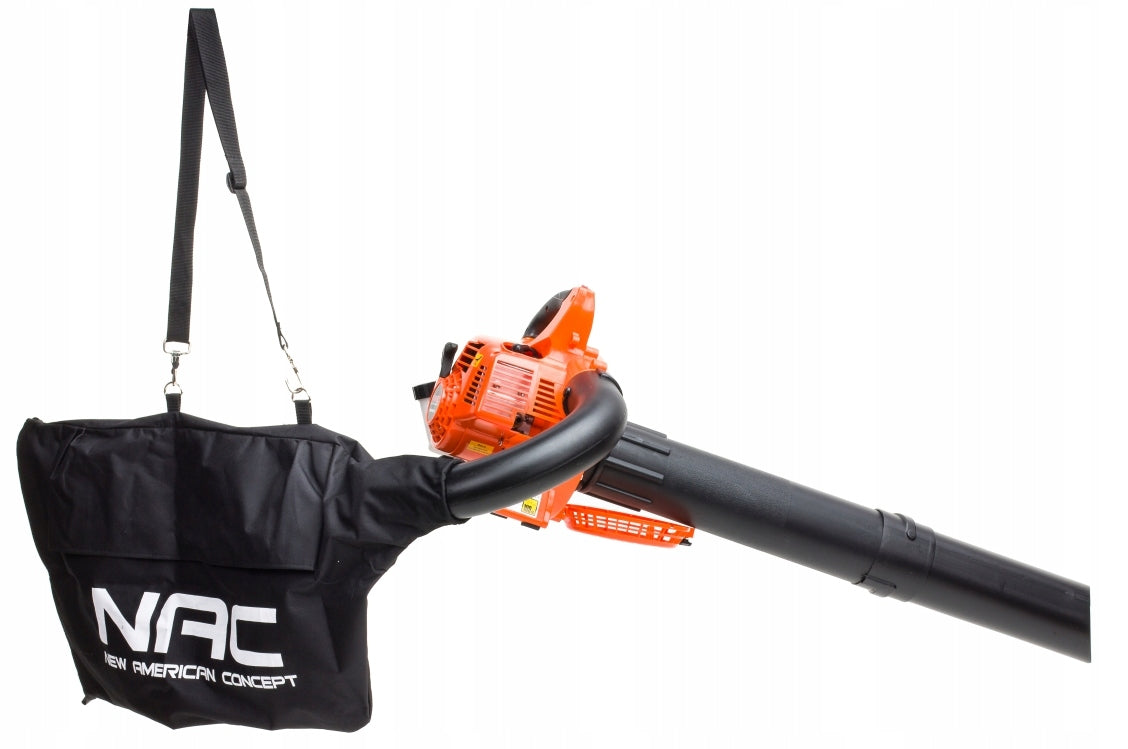 NAC COMBUSTION BLOWER LEAF VACUUM CLEANER WITH 3in1 SHREDDER Shredding option grinding option
