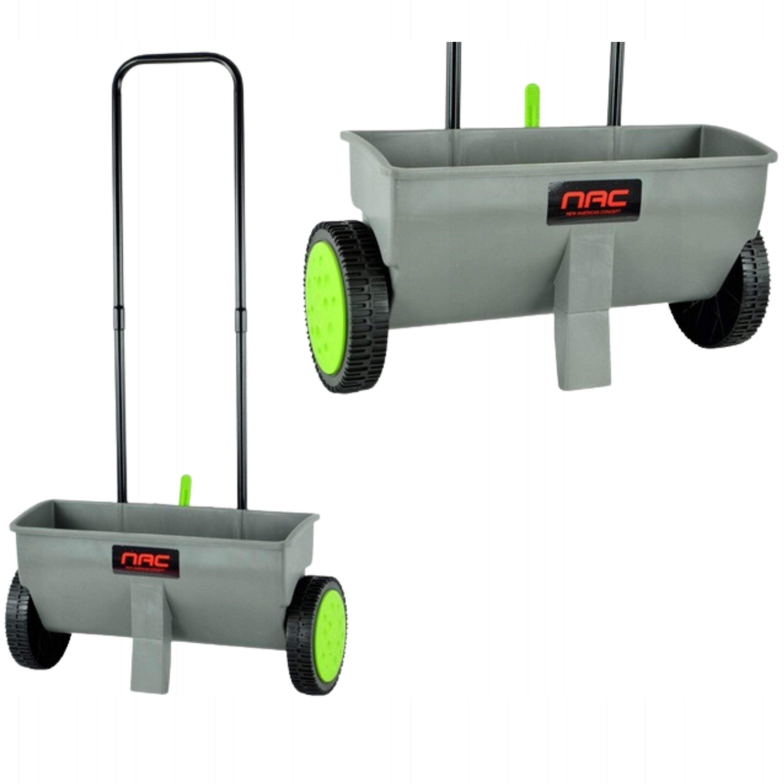 NAC SEEDER GARDEN SPREADER 12L 450mm S12-K GRASS FERTILIZER SAND SEEDS Certificates of conformity CE
