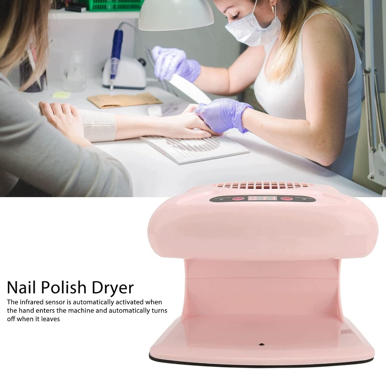 NAIL DRYER 300W INFRARED SENSOR COLD HOT AIR Brand no brand