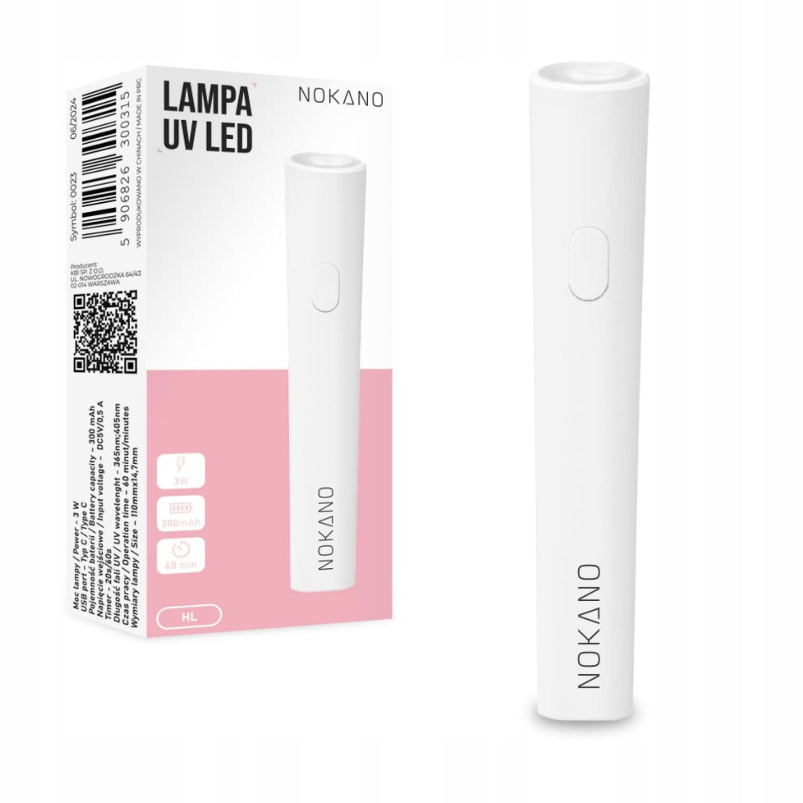 NAIL LAMP NOKANO mini portable uv led usb for Mini Basic 3W ornaments