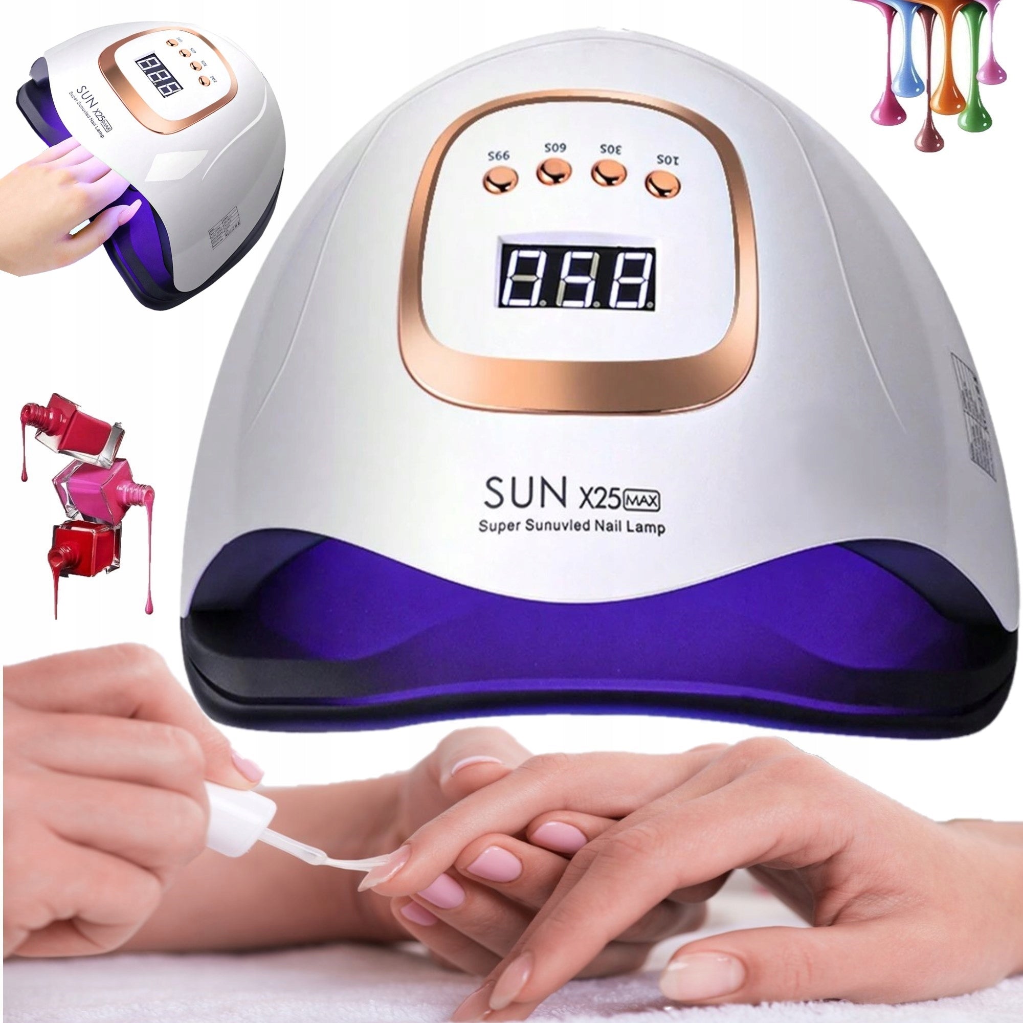 NAIL LAMP UV LED SUN X25 EURO BIS MAX