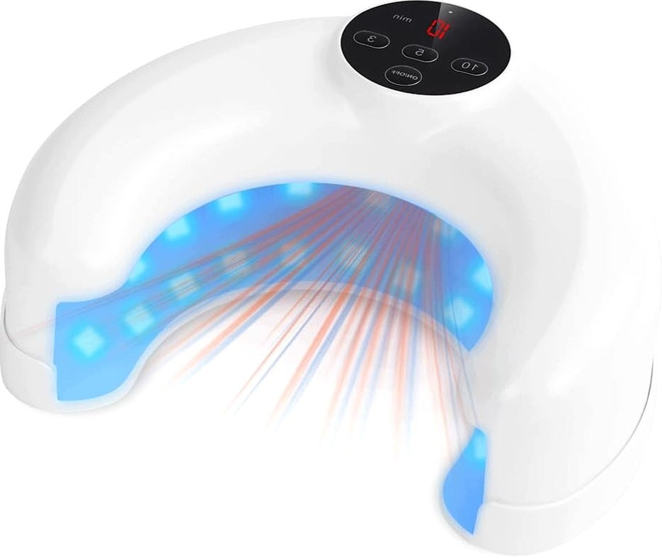 NAIL LASER DEVICE LIGHT THERAPY EFFECTIVE WHITE CHARGED