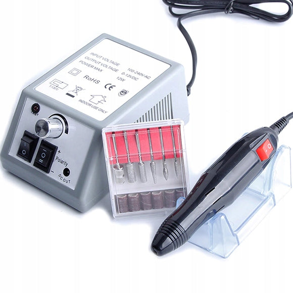 NAIL MILLING MACHINE MANICURE PEDICURE 10W 15TYS + CUTTERS STRONG Brand no brand