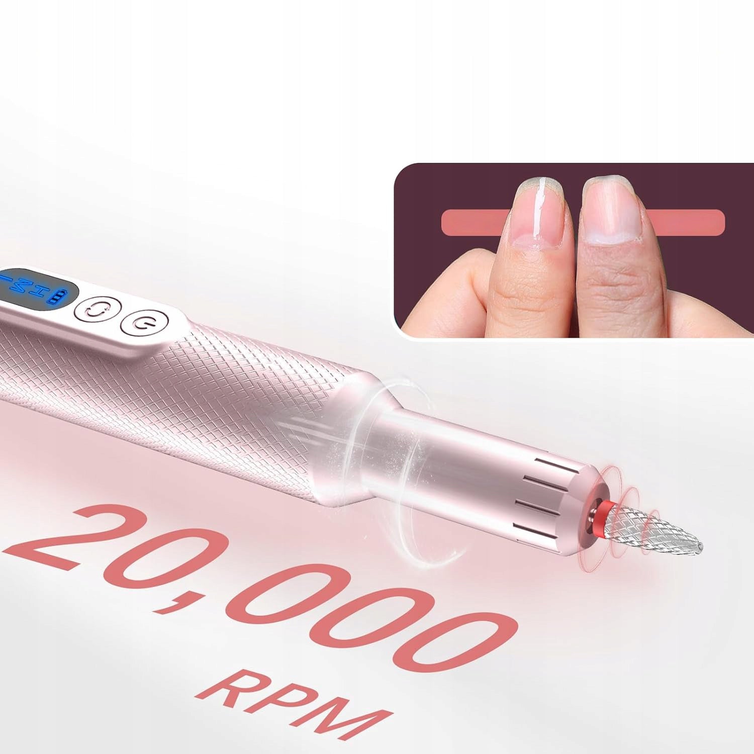 NAIL MILLING MANICURE PEDICURE STRONG PROFESSIONAL SET OF CUTTERS Brand no brand