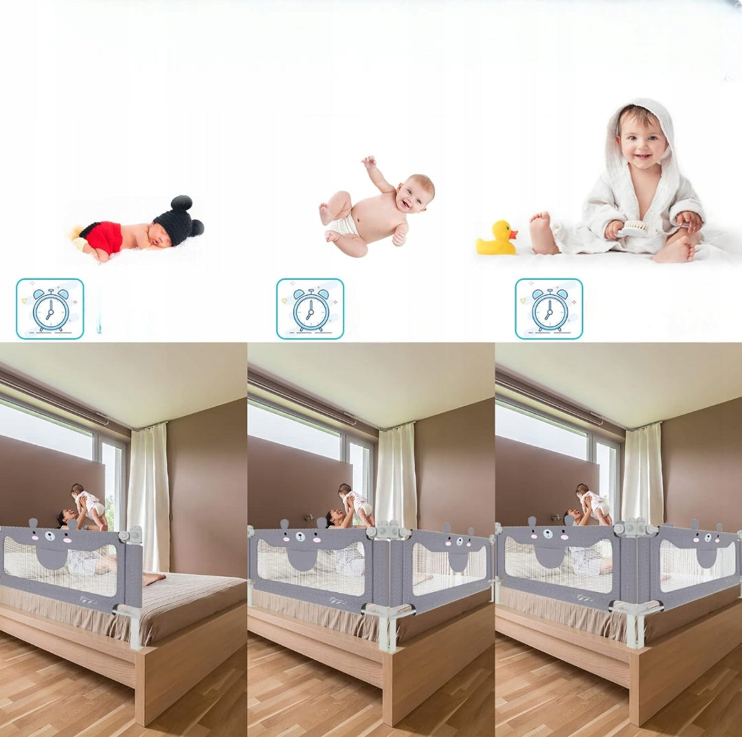 NAIZY BED SAFETY BARRIER 200 CM ADJUSTABLE FOR INFANT CHILDREN Brand no brand