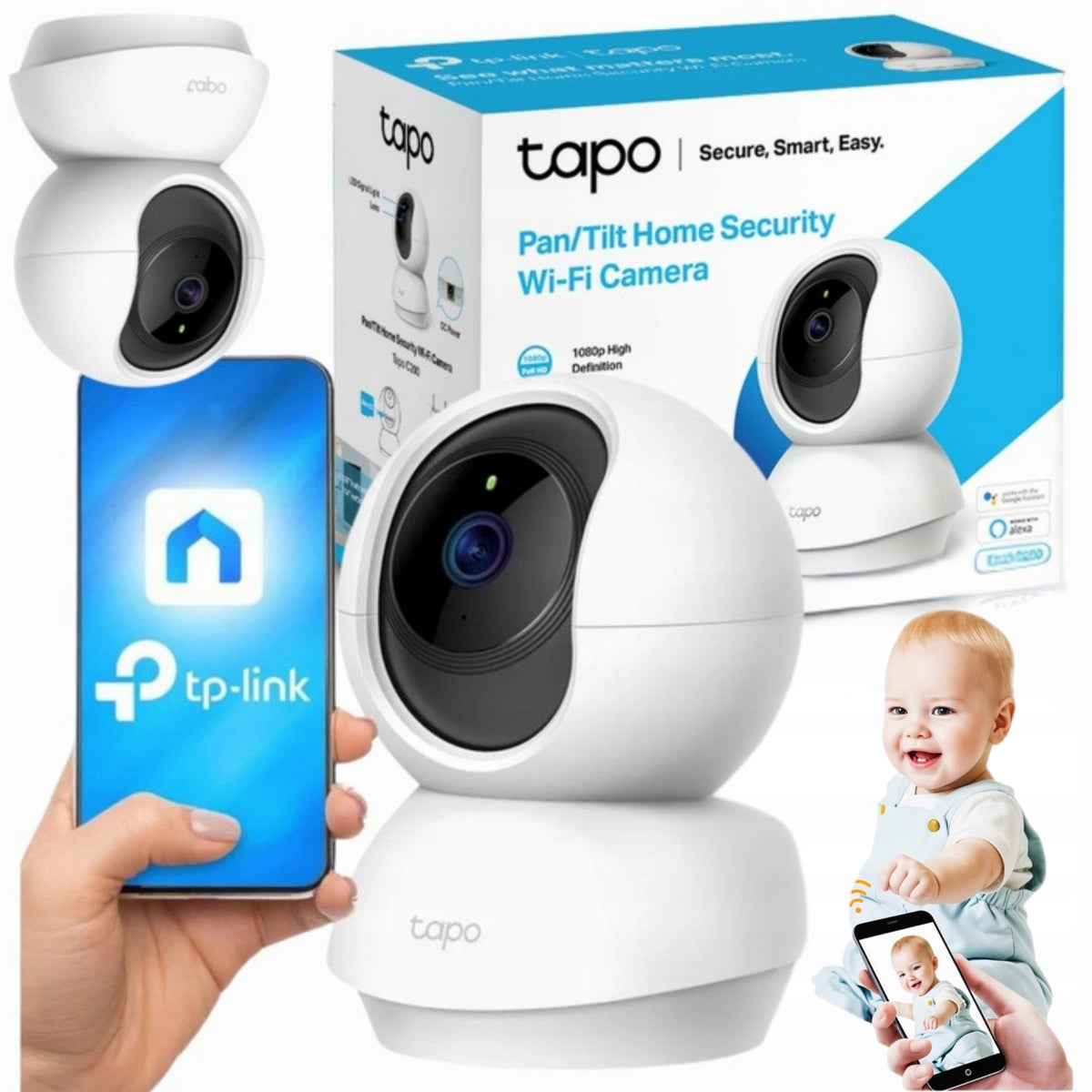 NANNY ELECTRONIC CAMERA WIRELESS CAMERA FOR BABY ROOM Packaging status original