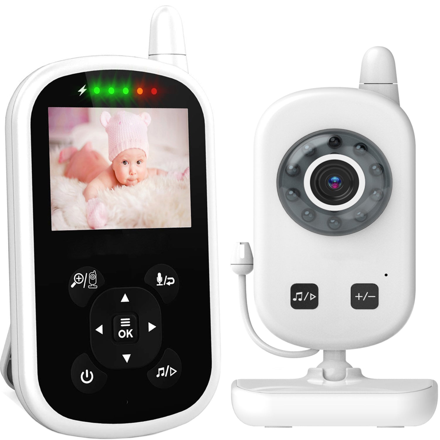 NANNY ELECTRONIC LIVE WIRELESS CAMERA LCD NIGHT MODE ZOOM 300M Packaging status original