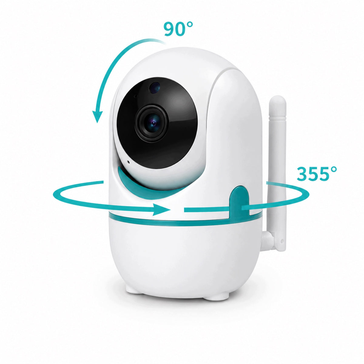NANNY ELECTRONIC ROTARY CAMERA 3,2LCD VOX NIGHT MODE LULLABIES Packaging status original