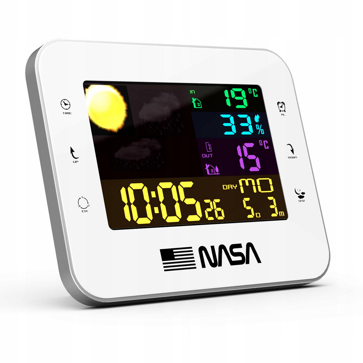 NASA Weather Station 6'' 7in1 Colorful WS500 Batteries included yes