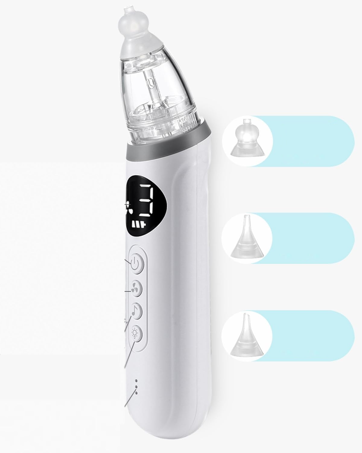 NASAL ASPIRATOR ELECTRIC BABY BLUETOOTH MUSIC 3 TIPS Packaging status original
