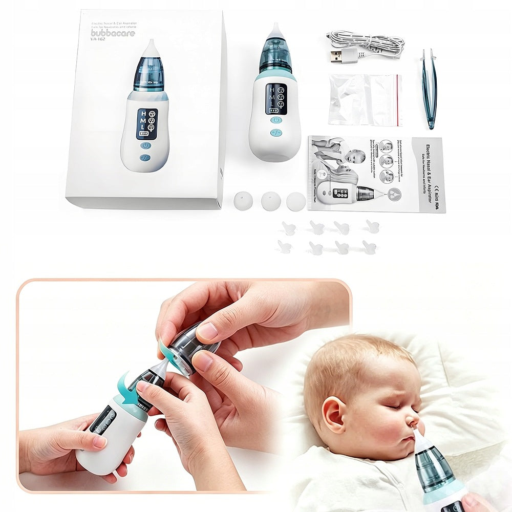 NASAL ASPIRATOR Ear Electric Vacuum Cleaner QATAR EXTRACTOR 3-Stage Medical device no