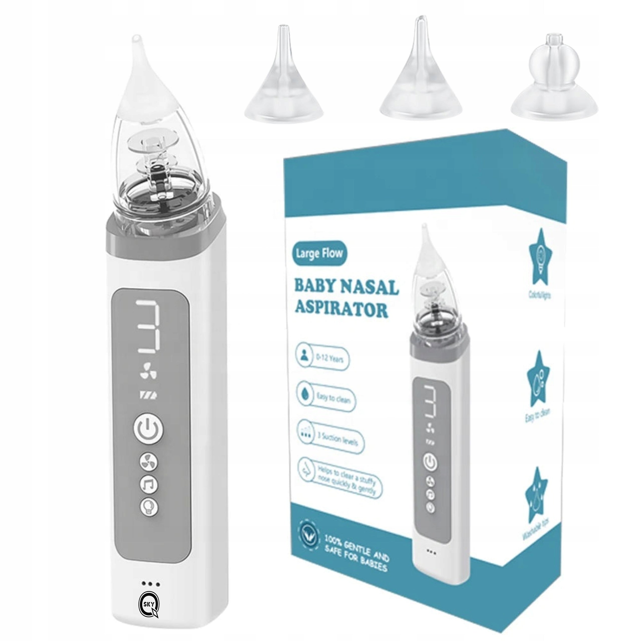 NASAL ASPIRATOR FOR ADULT CHILDREN ELECTRIC QUIET STRONG QATAR QSKY