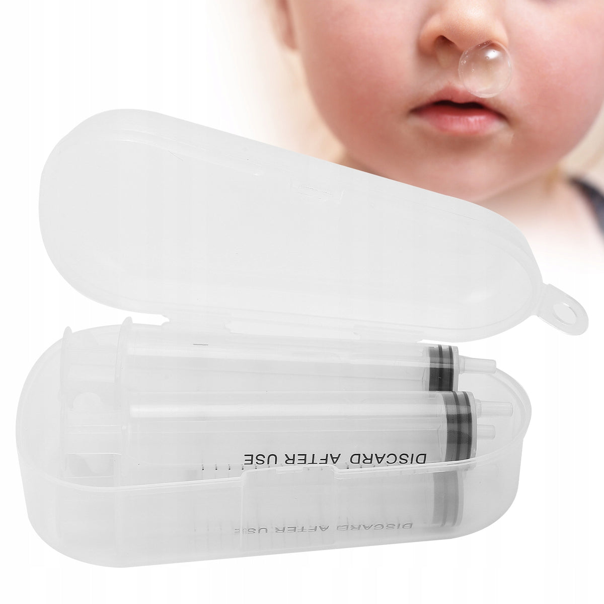 NASAL SYRINGE FOR BABIES 20ML PIPETTE ASPIRATOR FOR TODDLERS 4 PCS. Packaging status original