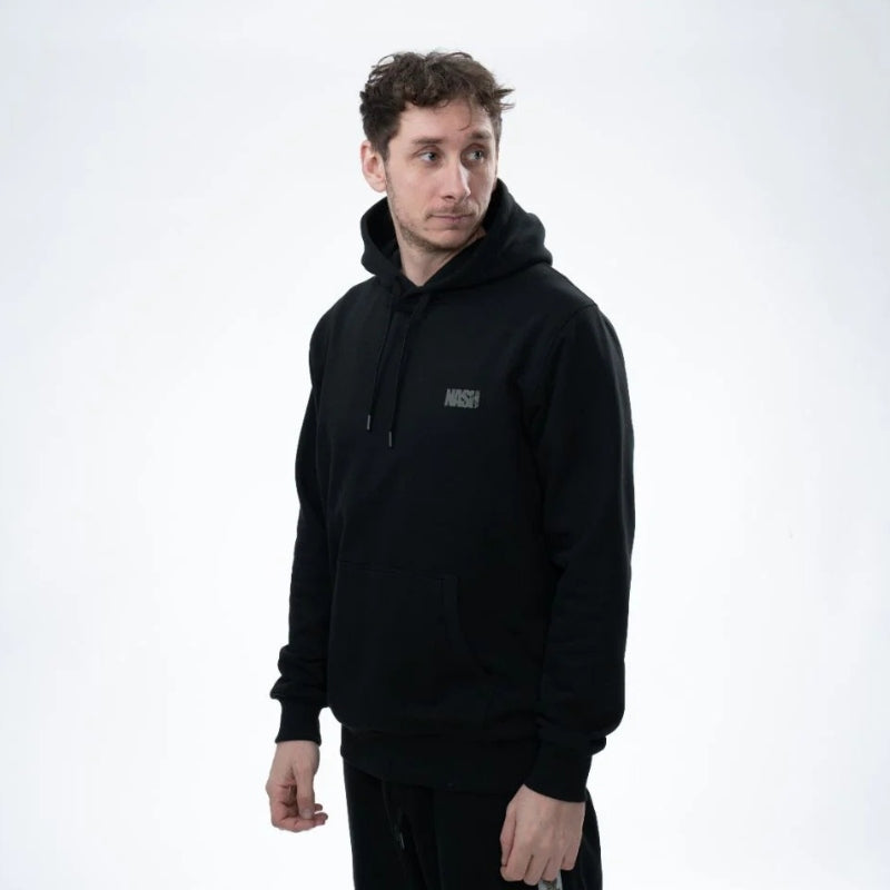 NASH Sweatshirt Make It Happen CARP LOGO HOODIE BLACK - size. XL Brand Nash